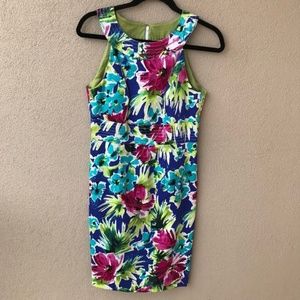 NEW Muse Blue Floral Sheath Dress